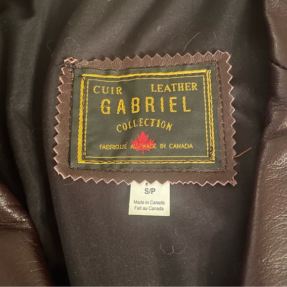 Gabriel Collection Genuine Leather Purple-Brown Jacket. Thinsulated Lining. - Picture 13 of 13